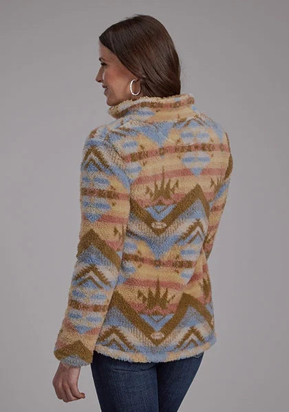 Roper 2260 Aztec (Brown) - Women's Fleece Pullover