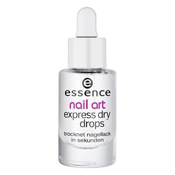 Essence Nail Art Express: Fast Dry Nail Polish Drying Drops - Vitamin E, Smudge-Proof, Alcohol & Paraben Free - Quick Dry for Perfect Manicures