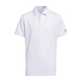 adidas 608808520 Performance Golf Polo Shirt X-Small Boys USD White
