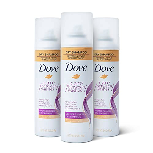 Dove Dry Shampoo Volume and Fullness 3 Count Hair Treatment for Oily Hair Cleansing Hair Volumizer 5 oz