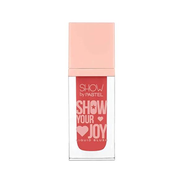 Show By Pastel Liquid Blush Show Your Joy No.58 - Long Lasting Liquid Blush for Natural Makeup Look