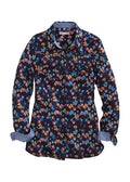 Tin Haul 1425 Firefly Floral (Black) - Women's Western Shirt