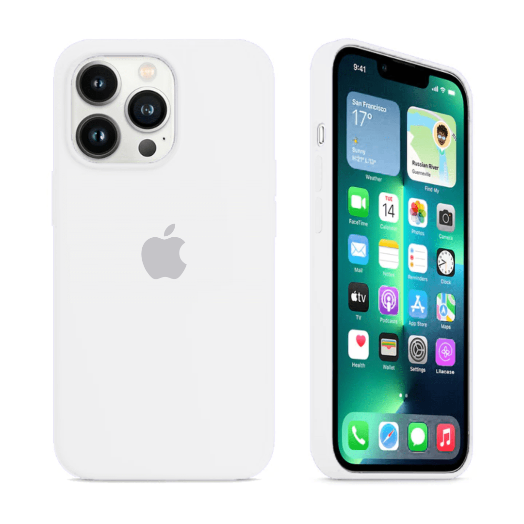 iPhone Silicone Case (White)