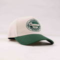 Common Hype Luxe Frame Snapback Hat Cream / Green