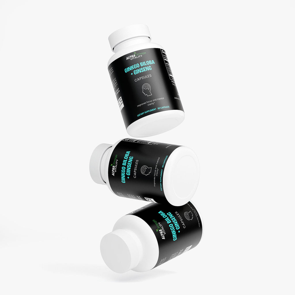 Ginkgo Biloba and Ginseng Capsules
