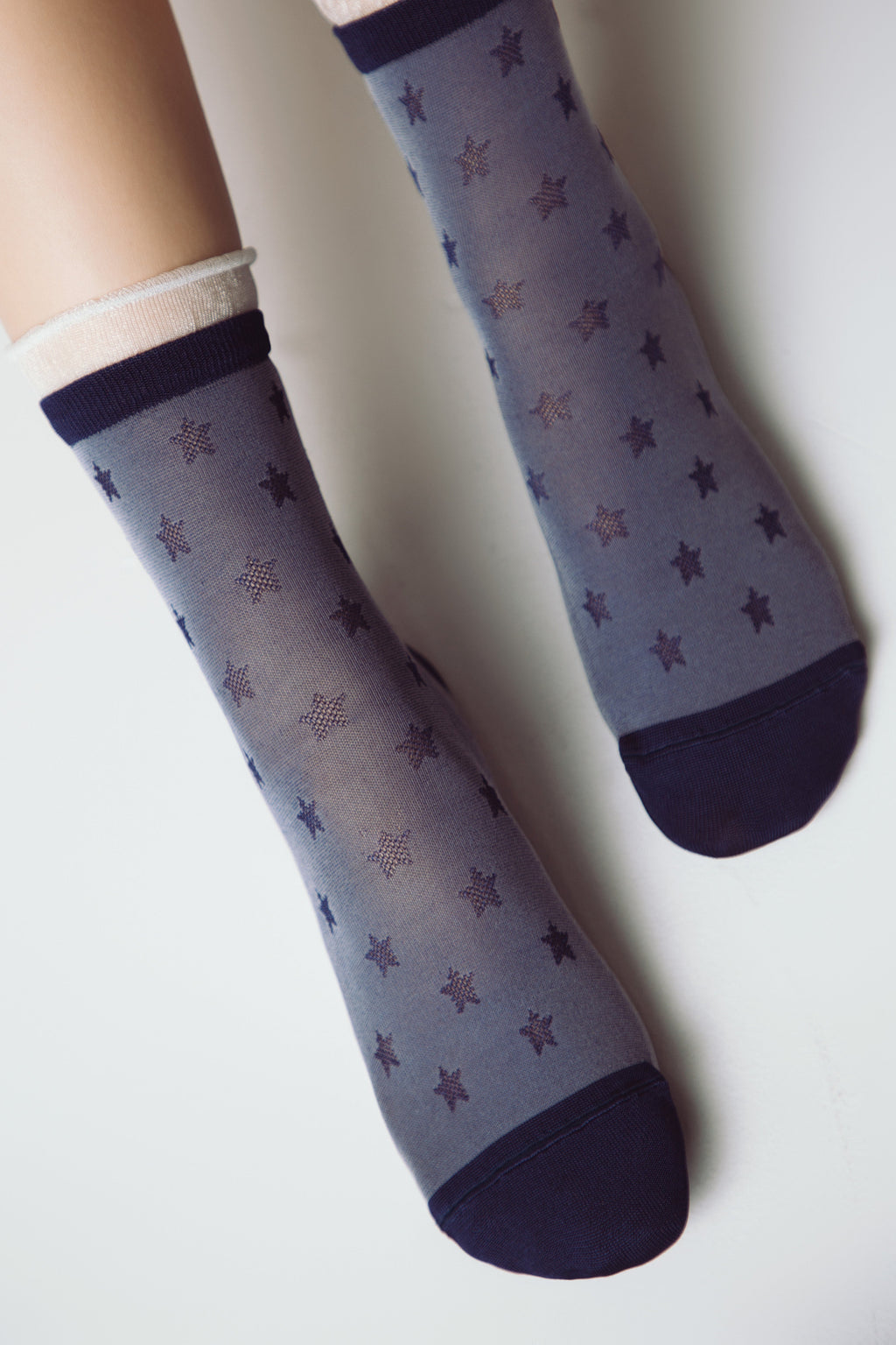 Conte Socks Classic - 491 Decorative Transparent Mesh