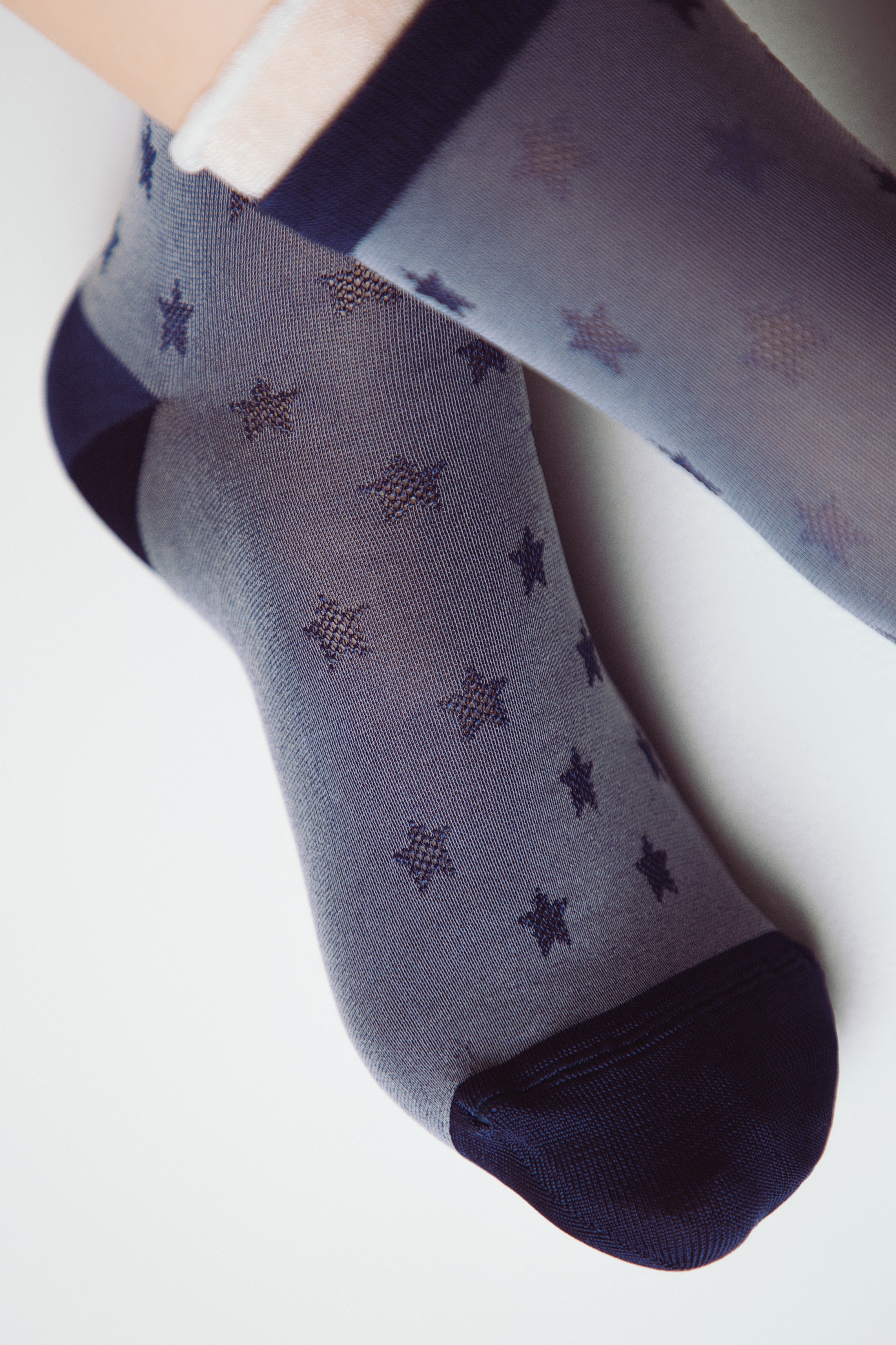 Conte Socks Classic - 491 Decorative Transparent Mesh