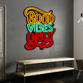 Good Vibes Only Metal Neon Wall Art- LN0139
