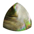 Black Abalone Shell Guitar Or Bass Pick - 2.0 mm - 346 Wedge Triangle Shape - Handmade Specialty Exotic Luxury Plectrum