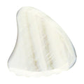White Abalone Shell Guitar Or Bass Pick - 2.0 mm - 390 Wedge Shark Fin Shape - Handmade Specialty Exotic Luxury Plectrum