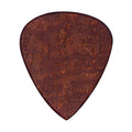 Mahogany Wood Guitar Or Bass Pick - 1.5 mm Heavy Gauge - 351 Shape - Natural Finish Handmade Specialty Exotic Plectrum