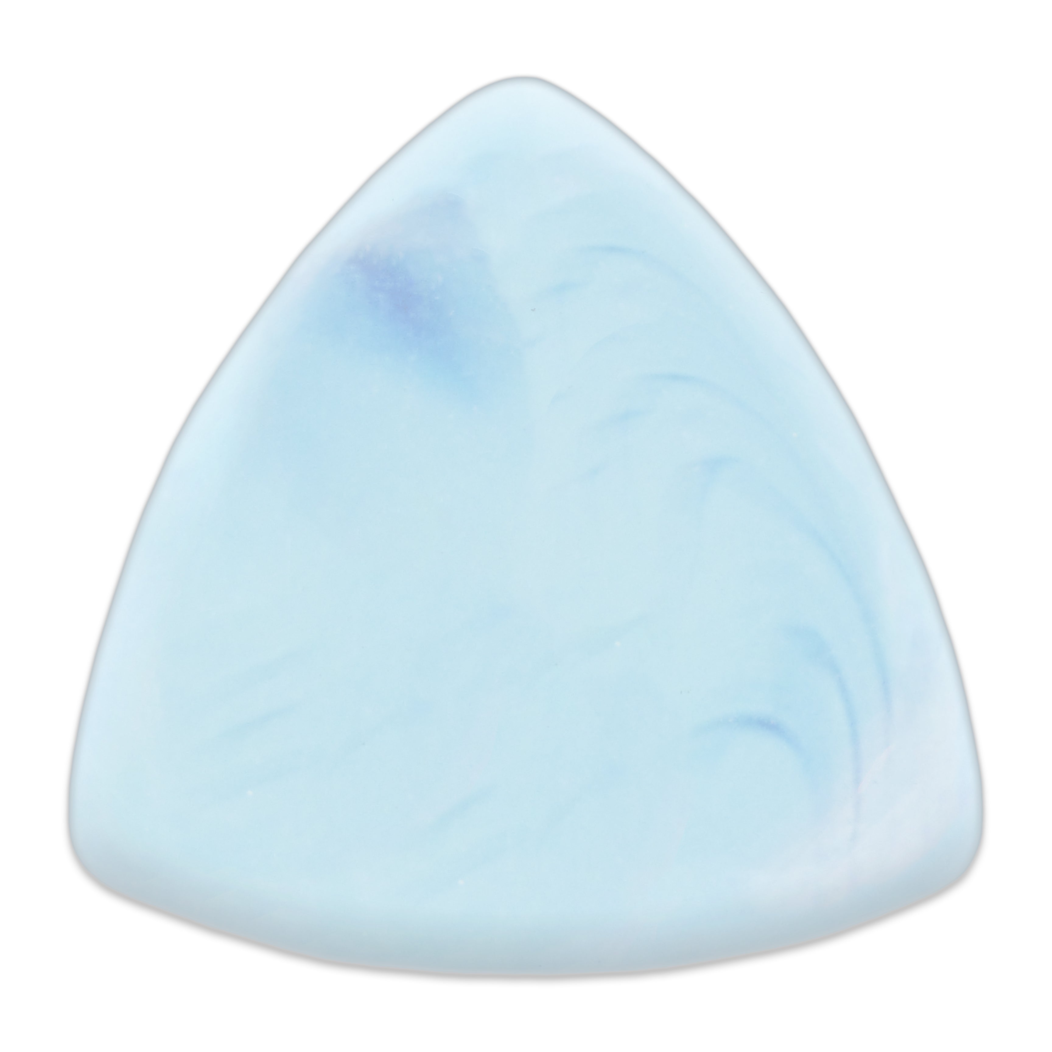 Opalite Stone Guitar Or Bass Pick - 3.0 mm Ultra Heavy Gauge - 346 Rounded Triangle Shape - Specialty Handmade Gemstone Exotic Plectrum