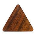Teak Wood Guitar Or Bass Pick - 1.5 mm Ultra Heavy Gauge - 355 Large Triangle Shape - Natural Finish Handmade Specialty Exotic Plectrum