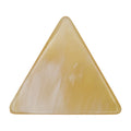 White Buffalo Horn Guitar Or Bass Pick - 1.5 mm Ultra Heavy Gauge - 355 Large Triangle Shape - Polished Finish Handmade Specialty Exotic Plectrum
