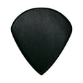 Ebony Wood Guitar Or Bass Pick - 1.5 mm Ultra Heavy Gauge - Jazz XL Shape - Natural Finish Handmade Specialty Exotic Plectrum