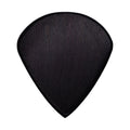 Ebony Wood Guitar Or Bass Pick - 1.5 mm Ultra Heavy Gauge - Jazz Shape - Natural Finish Handmade Specialty Exotic Plectrum