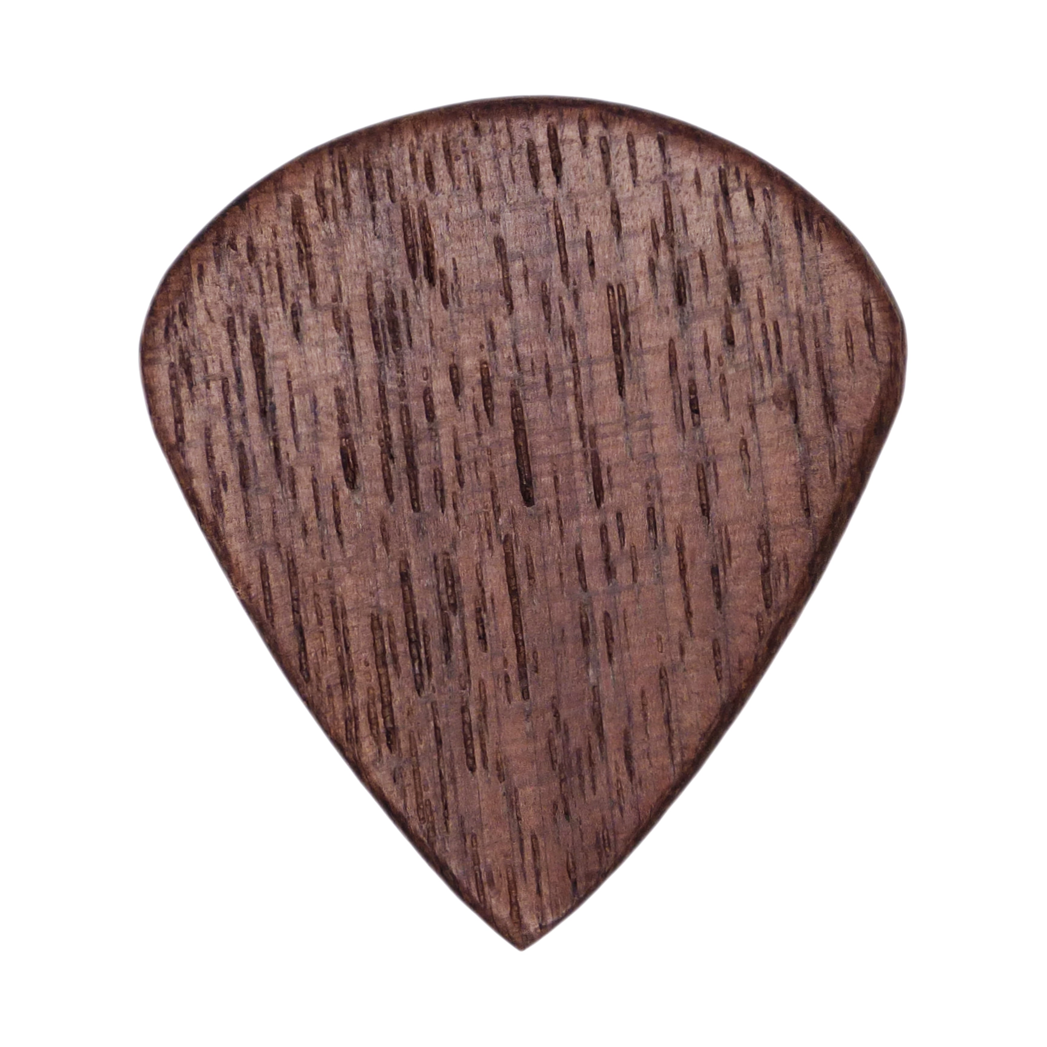 Walnut Wood Guitar Or Bass Pick - 1.5 mm Ultra Heavy Gauge - Jazz Shape - Natural Finish Handmade Specialty Exotic Plectrum
