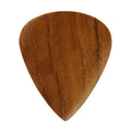 Teak Wood Guitar Or Bass Pick - 3.0 mm Ultra Heavy Gauge - 351 Groove Shape - Natural Finish Handmade Specialty Exotic Plectrum