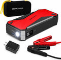 DBPOWER Peak 3000A 18000mAh Portable Car Jump Starter (up to 8.0L Gas, 6.0L Diesel Engine) Battery Booster with Smart Charging Port, Compass, LCD Screen and LED Light (Black/Red)