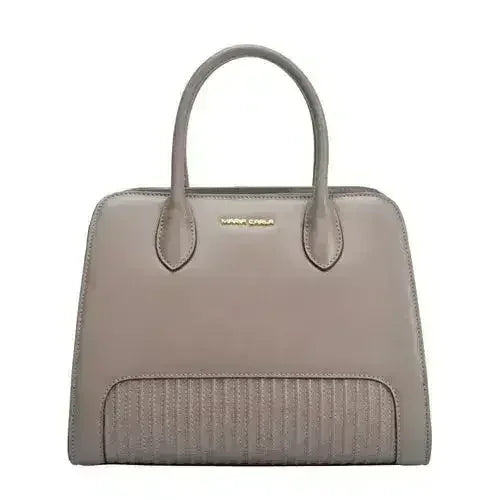 Maria Carla Woman's Fashion Luxury Leather Handbag, Smooth Leather