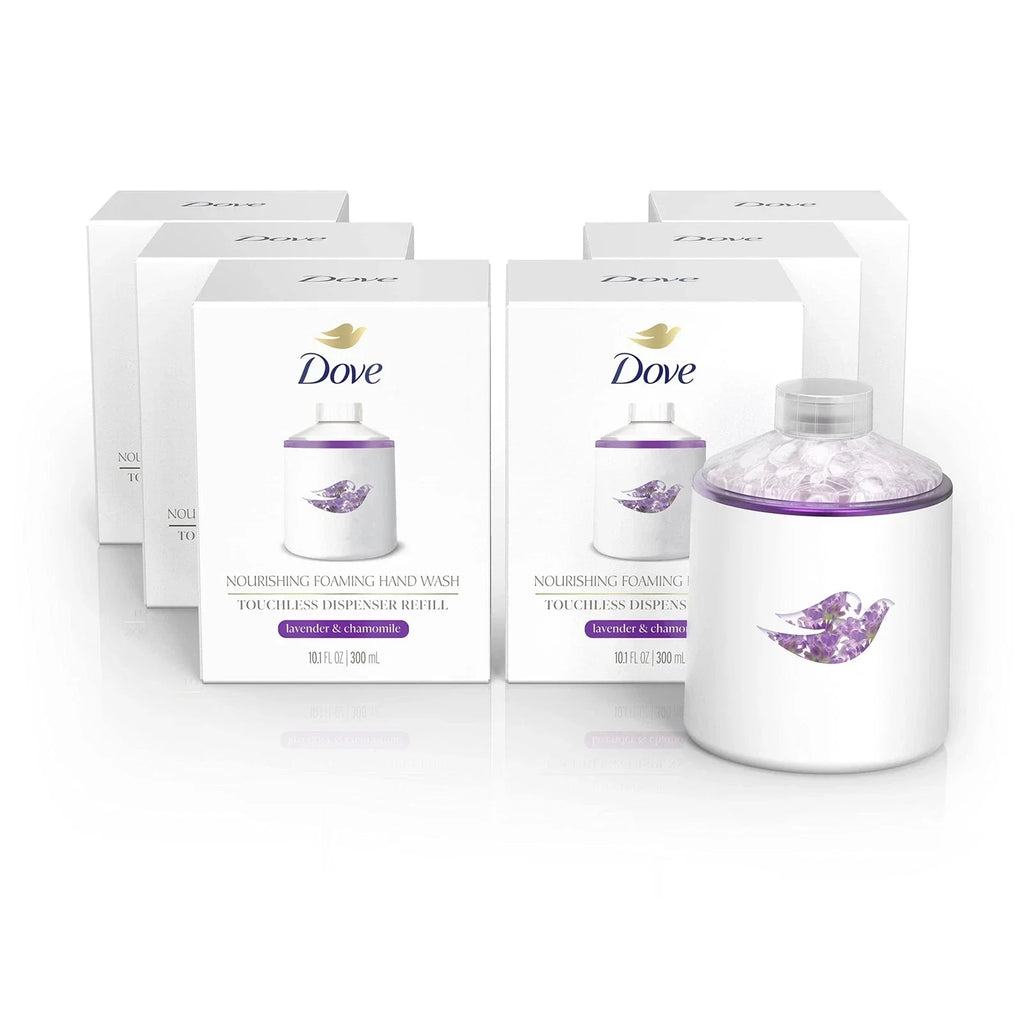 Dove Lavender Chamomile Nourishing Foaming Hand Wash 10.1 oz Pack of 6