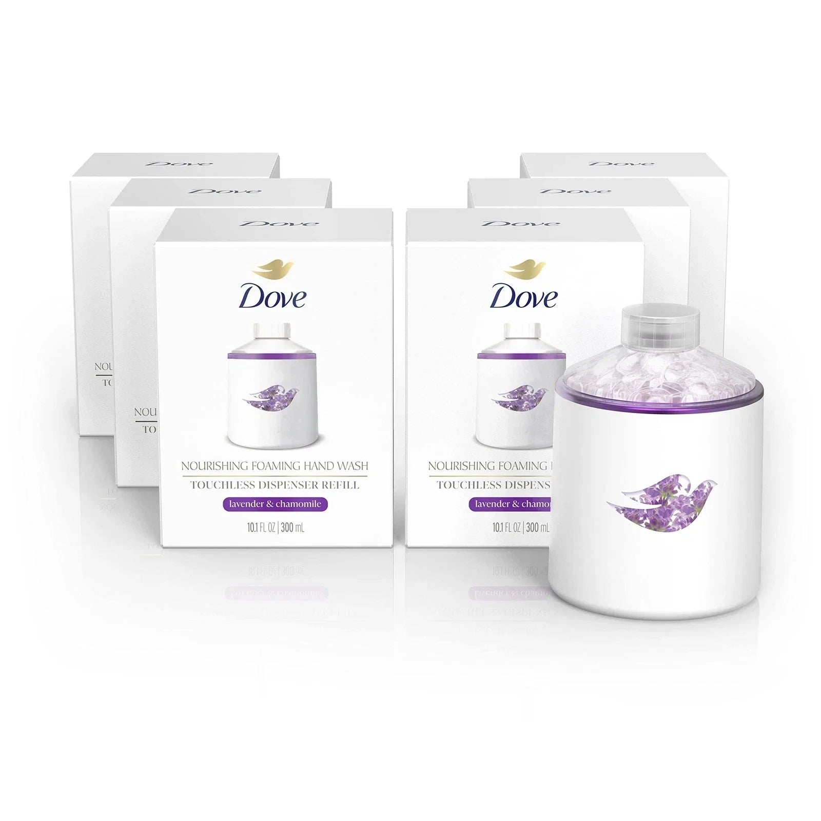 Dove Lavender Chamomile Nourishing Foaming Hand Wash 10.1 oz Pack of 6