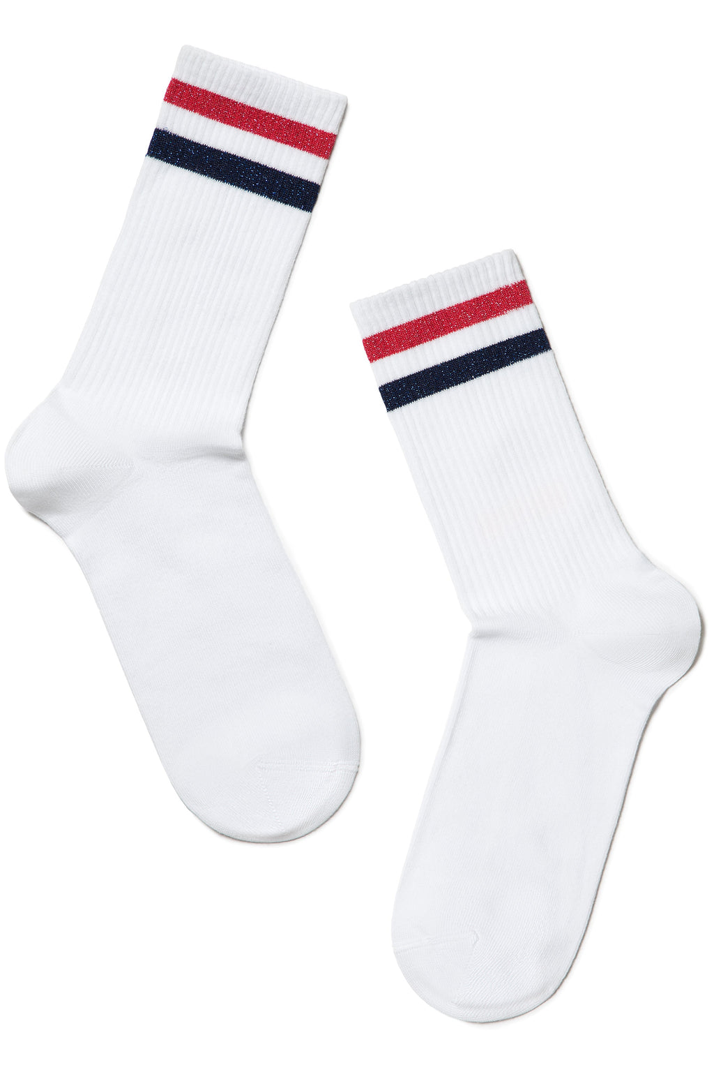 Conte Cotton Long Socks Active 157 - Lurex Stripes