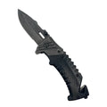 2-Pack: 7.10" Stonewashed Spring Assisted Knife