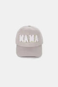MAMA Chenille Patch Baseball Cap - Washed Cotton City Hat | Femstylo