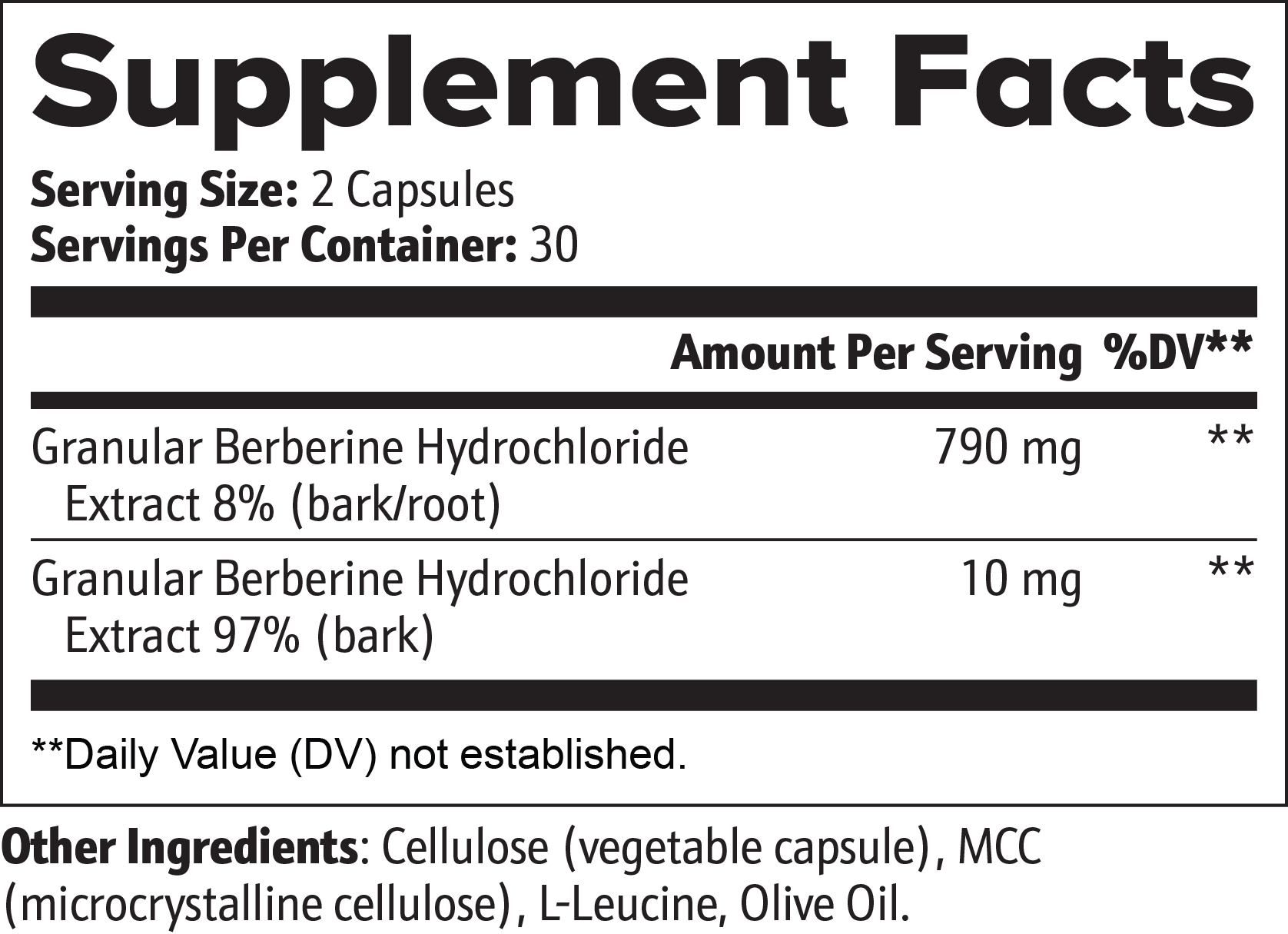 Premium Berberine Capsules