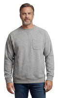Men's 3-Pocket Fleece Sweatshirt with Raglan Seams