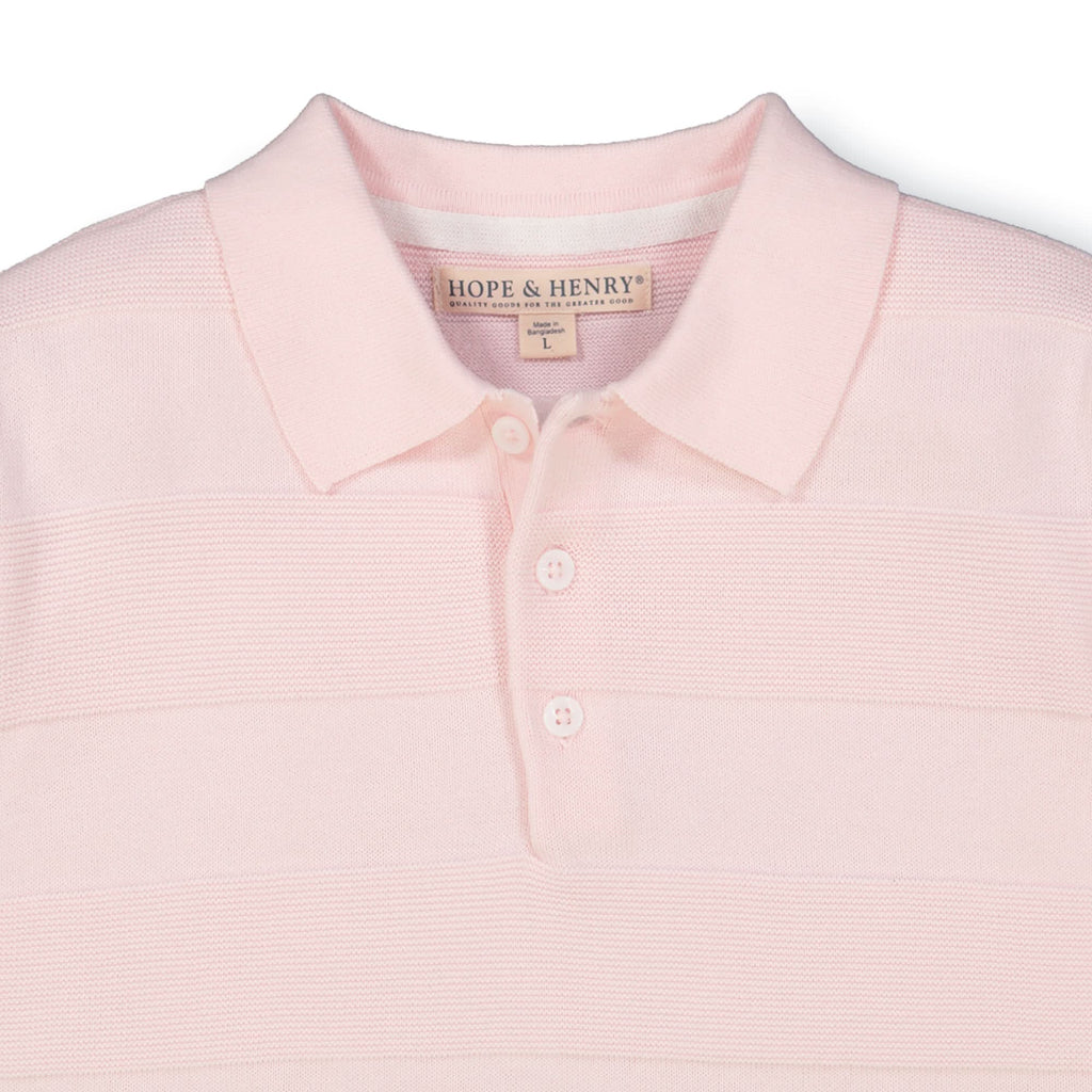 Short Sleeve Organic Sweater Polo - Baby