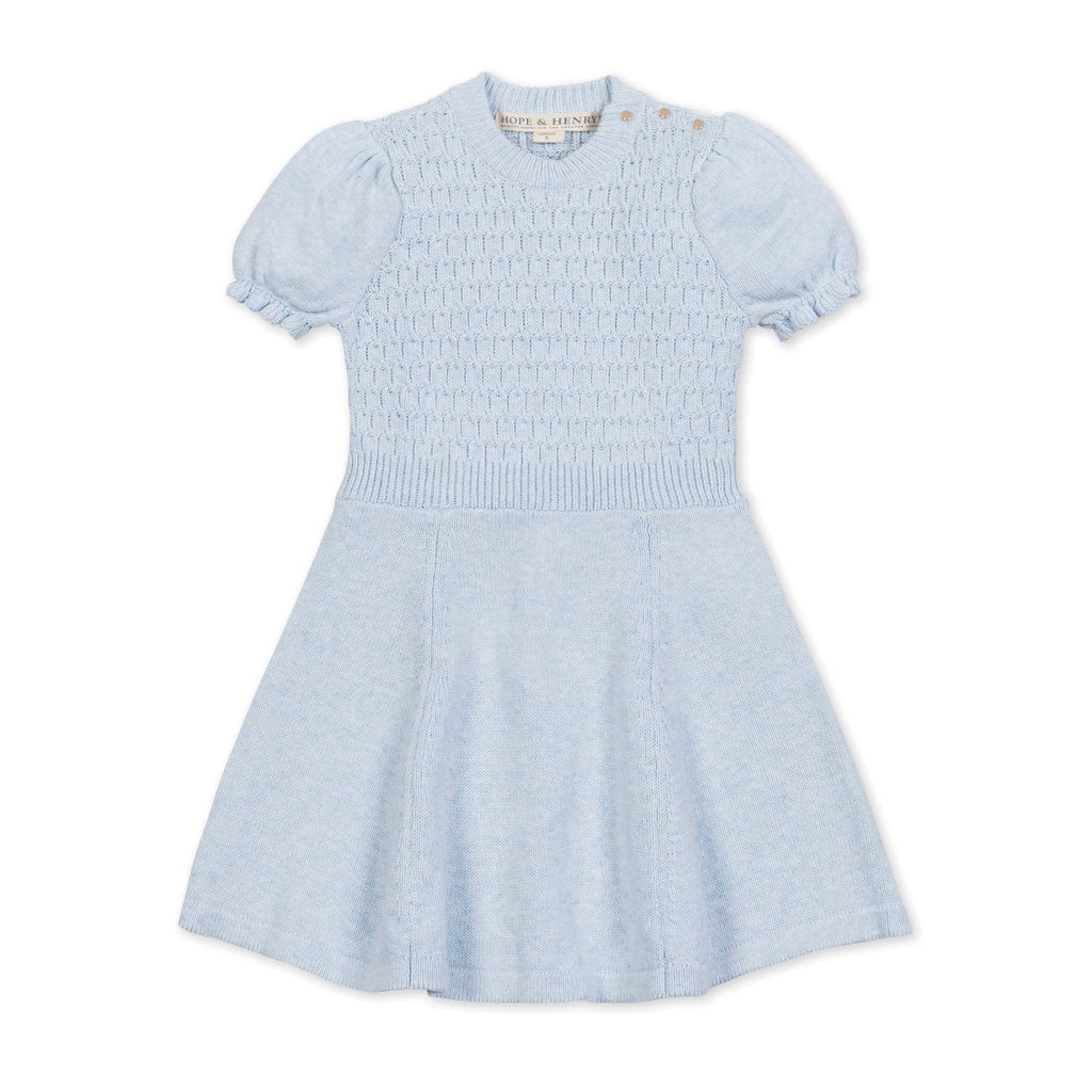 Organic Puff Sleeve Sweater Dress
