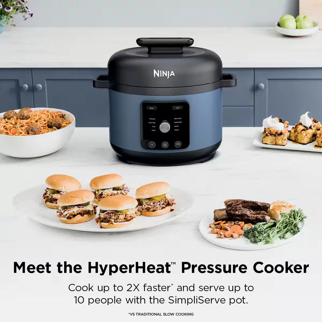 Ninja® HyperHeat™ 9-in-1 Pressure Cooker, 6.5-qt, Blue Macaron, PC201