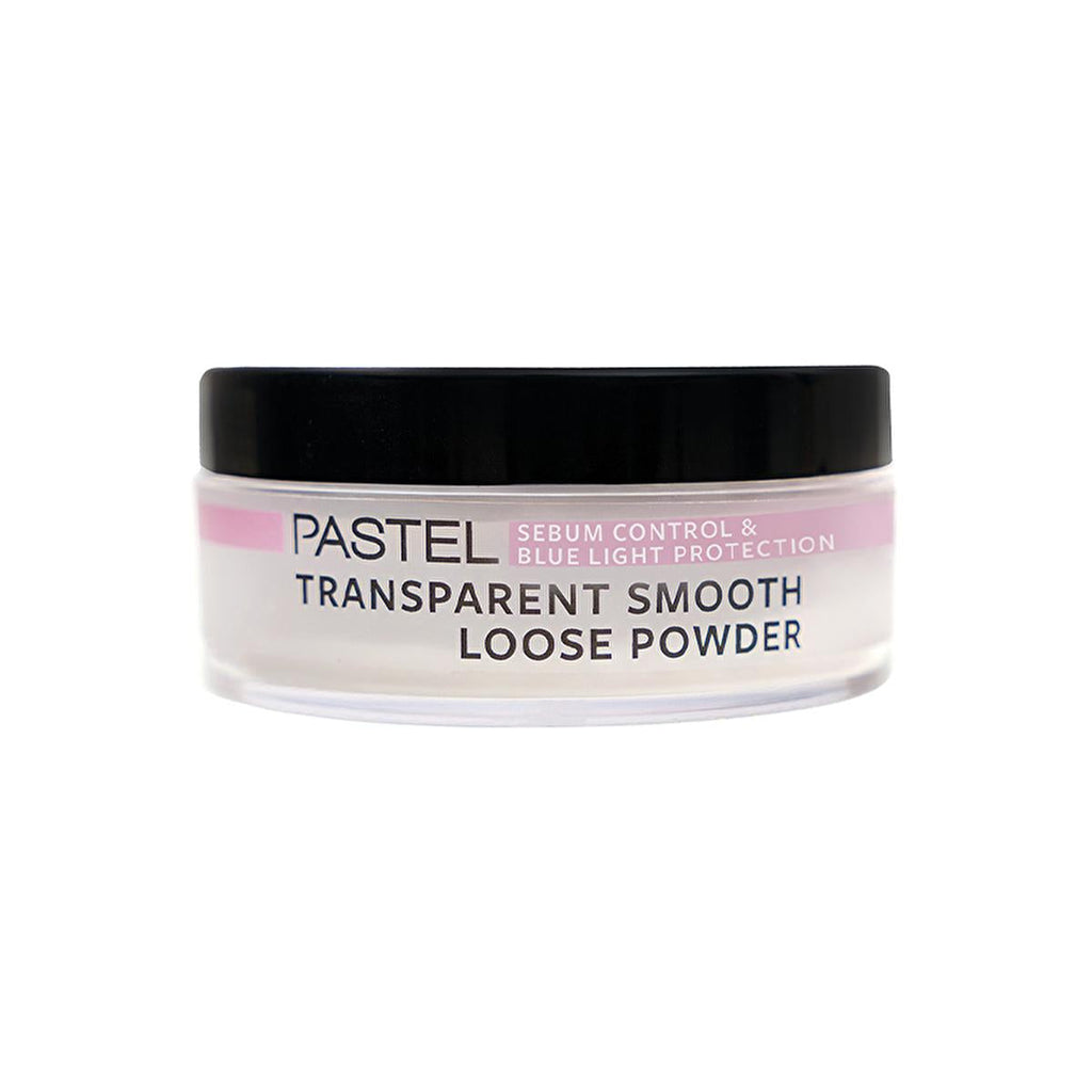 Pastel Loose Face Powder - Sebum Control, Blue Light Protection & Long Lasting Matte Finish - Transparent Setting Powder