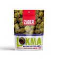 Zuber Gluten-Free Pistachio Coated Chocolate Hazelnut Treats - No Additives, Sugar-Free Confectionery