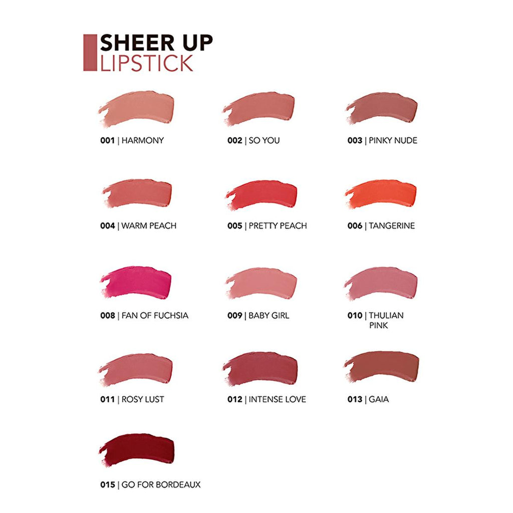 Flormar Sheer Up Enchanted Kiss: Hydrating & Natural Semi-Transparent Lipstick for Soft, Glossy Lips