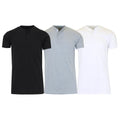 3-Pack Men's Slim Fitting Short Sleeve Henley Slub Tee