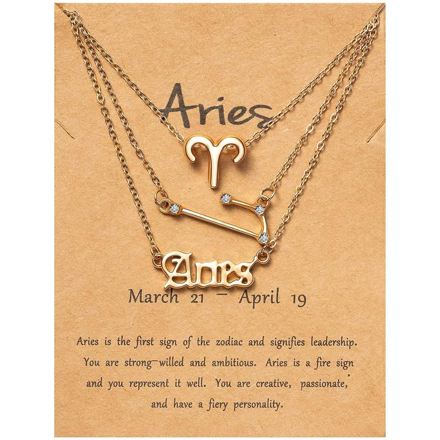 3-Piece: Constellation Zodiac Layer Necklaces