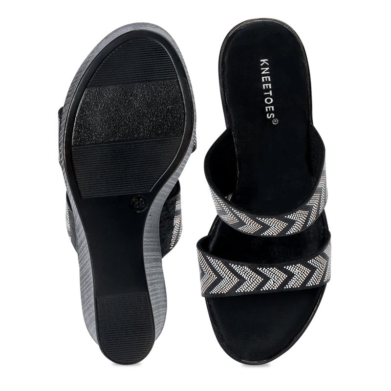 Zelda - Black Wedges