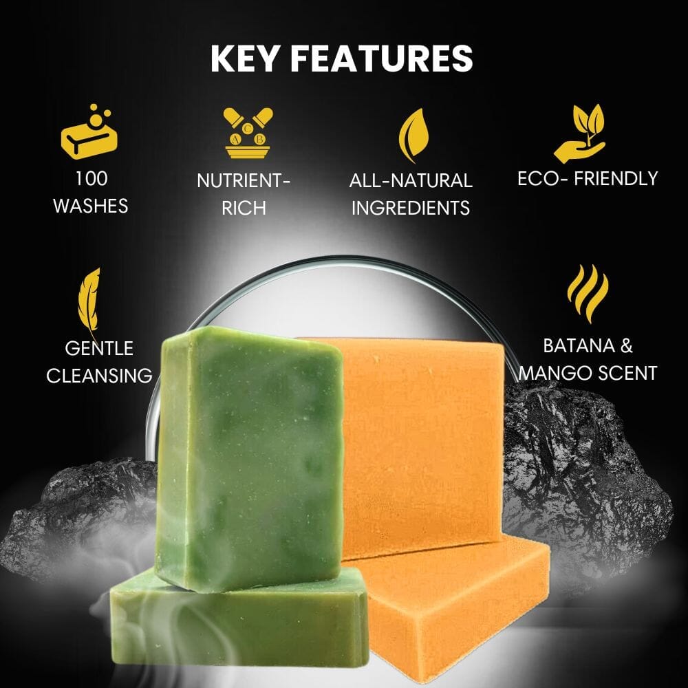 Mango Shampoo Bar for Waves, Curls & Coarse Hair