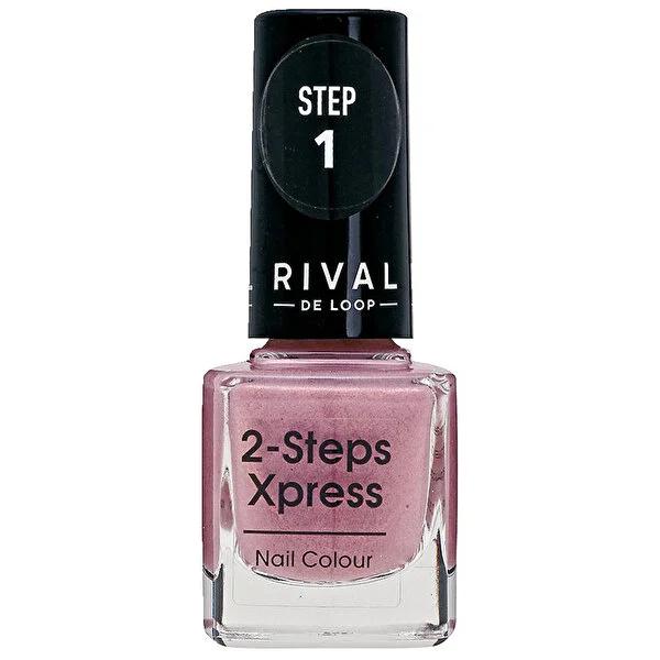 Rival de Loop 2-Step Xpress Nail Polish: Long-Lasting, Quick Dry, Durable Color - Achieve Salon Quality Nails at Home.
