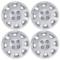4-Pack: Hubcaps for Honda Civic 14-Inch and 8-Spoke - Silver