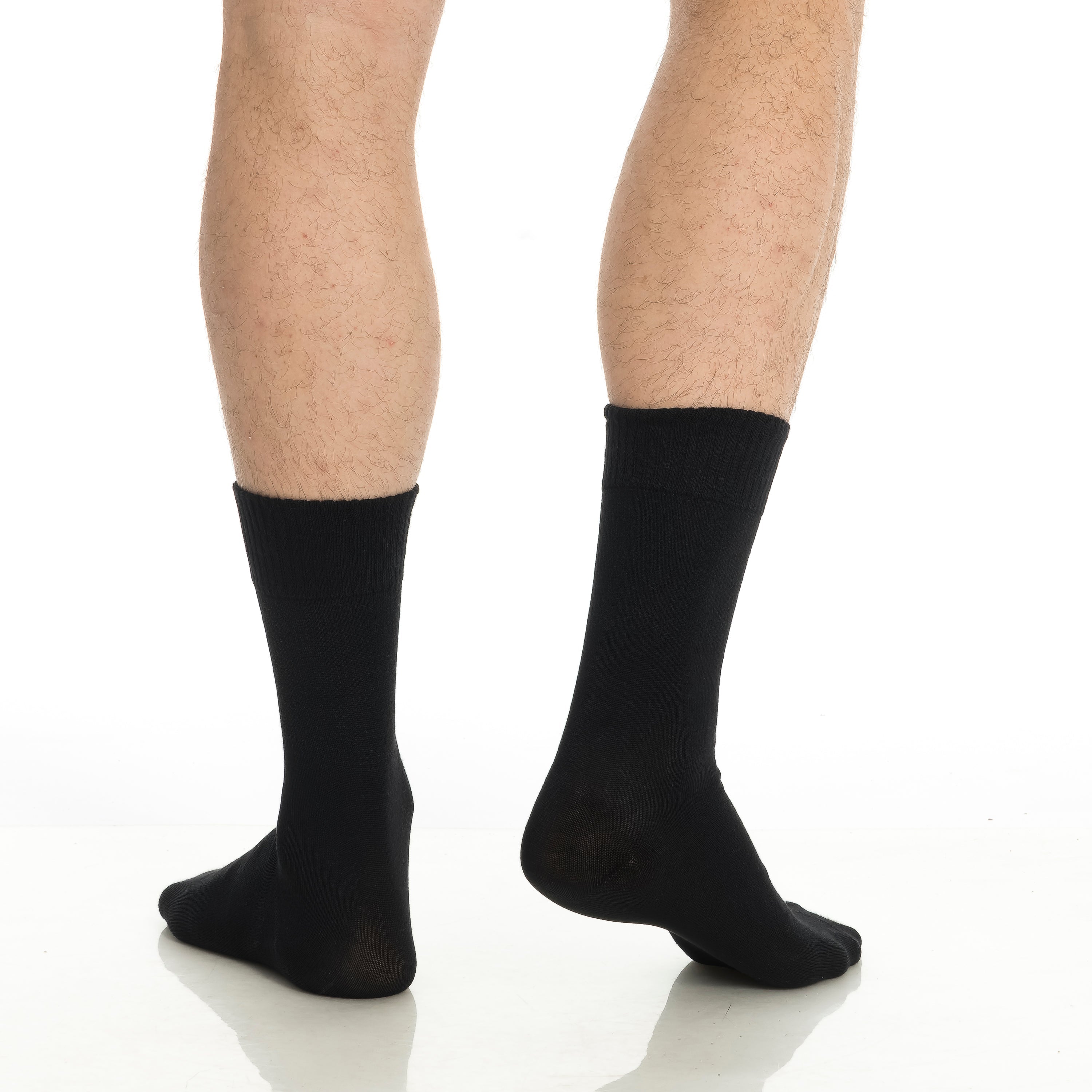 Men’s & Women’s Bamboo Diabetic Crew Socks 4-Pack