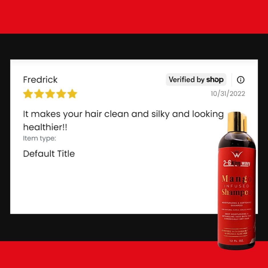 Infused Mango Shampoo 12 FL OZ Premium Quality (10% Off)