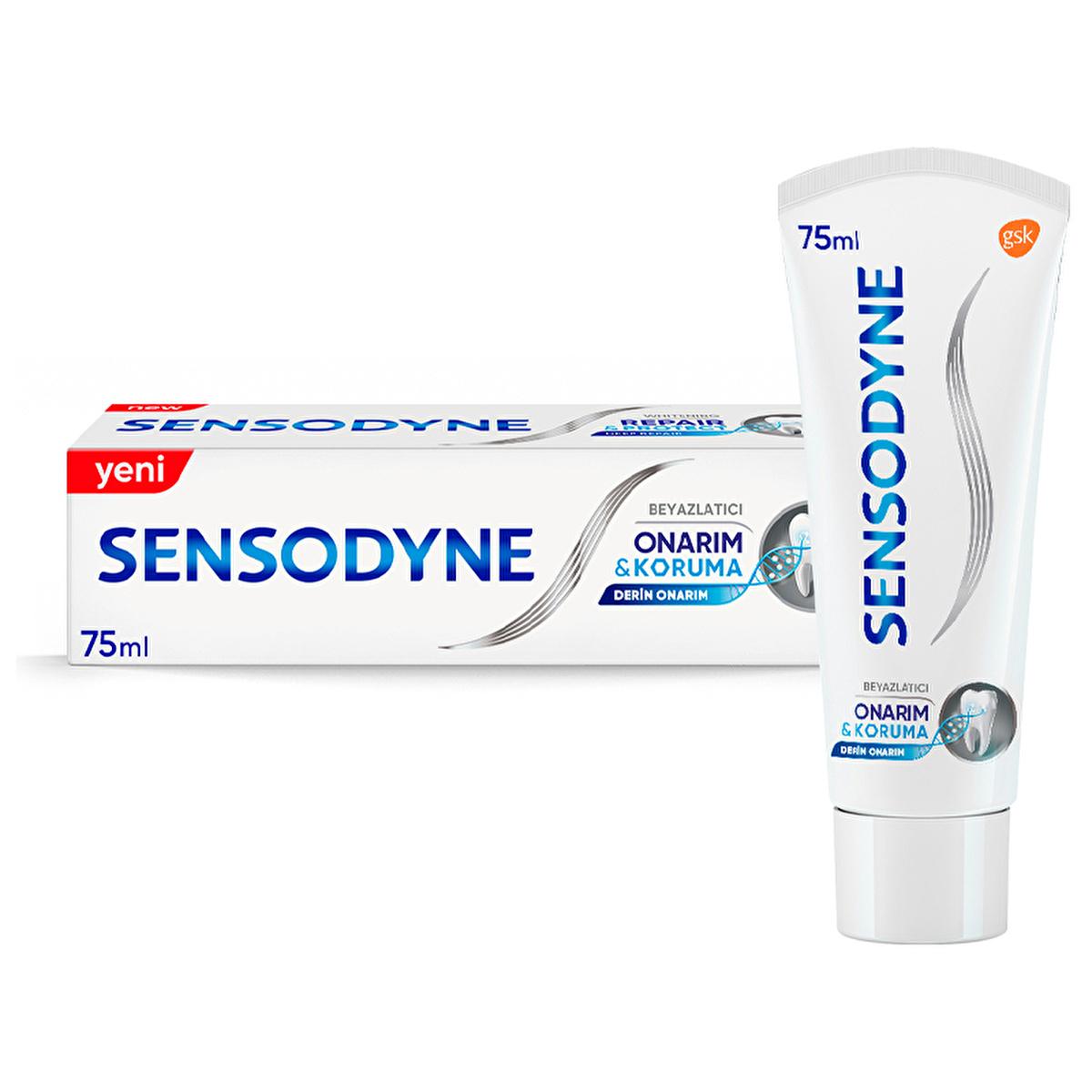 Sensodyne Desensitizing Toothpaste for Sensitive Teeth Repair - 2.54 fl oz, NovaMin Technology, Whitening Benefits