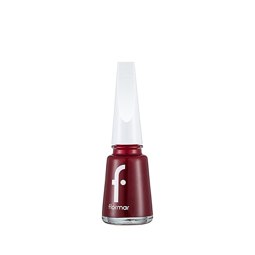 Flormar Red Velvet Nail Enamel: Intense Pigment, Long Lasting, Chip Resistant, Shiny Finish Ð Professional Quality Nail Polish