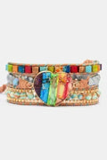Imperial Jasper Bracelet | Crystal Layered Jewelry | Natural Stone