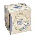 Alouette Decorative 3-Layer Tissue Box in Cube Design - 60 Tissues, Enhances Home Decor