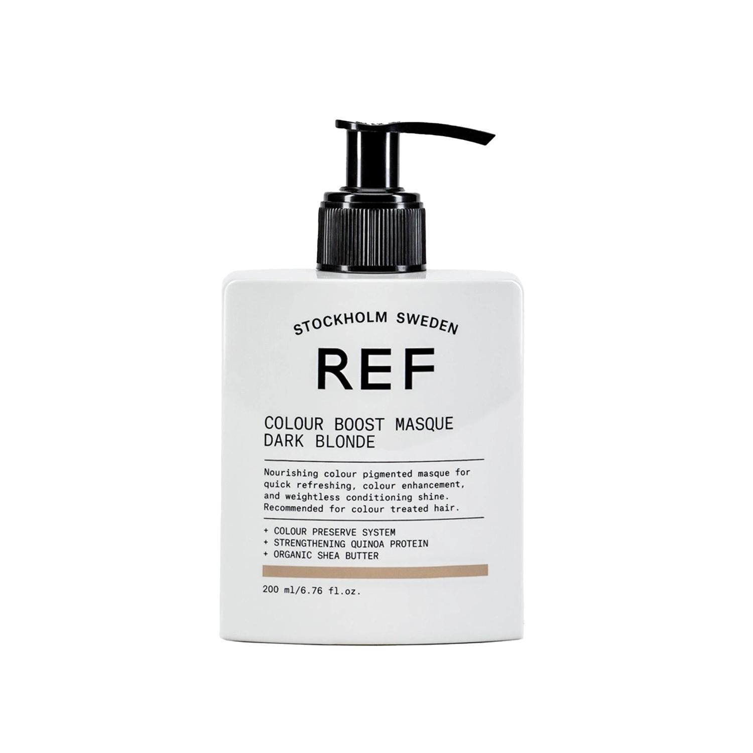 REF Hair Care Mask - Color-Enhancing Mask for Dark Blonde Hair, 6.76 fl oz